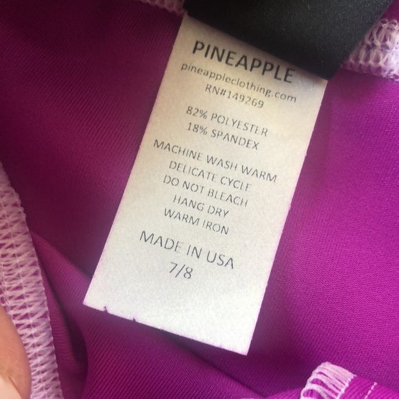 BNWT! Pineapple clothing leggings, size 7-8 - Picture 3 of 5